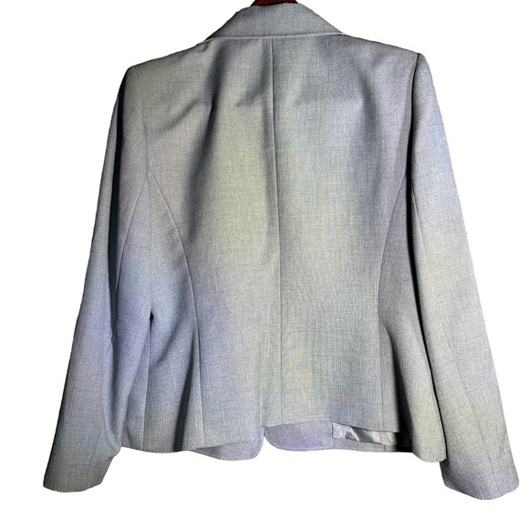 Le Suit 2 Piece Suit Pants & Blazer Size 16 Gray New Without Tags - Picture 6 of 16